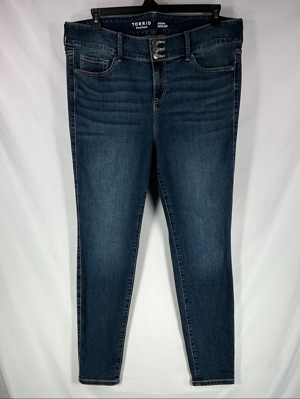 torrid Dark Indigo High-Rise Skinny Jeggings 18 Tall